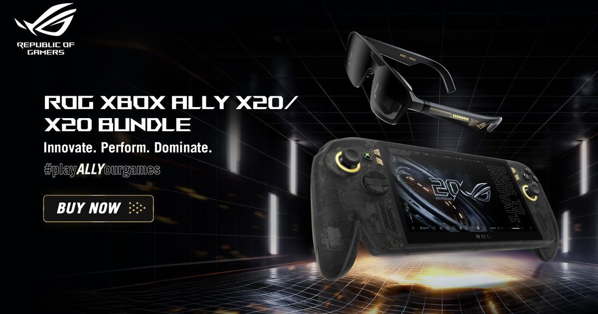 ASUS ROG Xbox Ally X20 掌機開賣，售價1299美元
