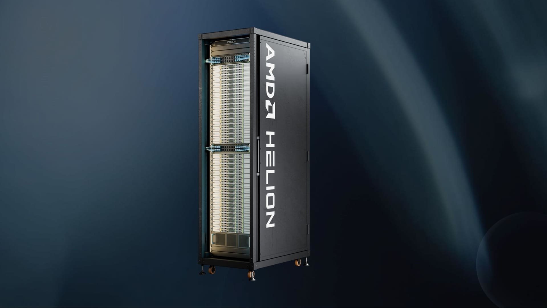 AMD 發表 Helion 開放式機櫃，支援代理 AI 運算