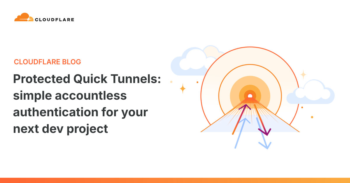 Cloudflare Quick Tunnels 加入 Email 保護